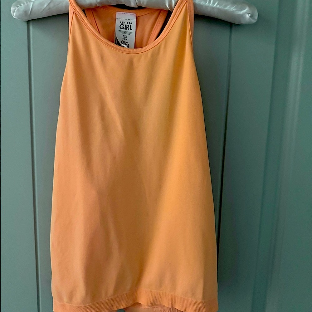 Athleta Peach Racerback Twist Tank Top
Like new